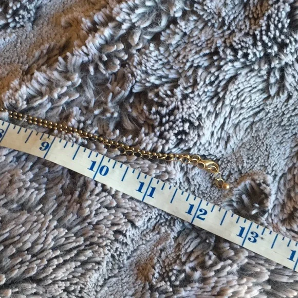 Gold Tone Key Necklace - Picture 3 of 4